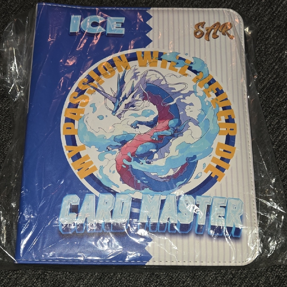 Sar Special Edition Blue and White Card Master Binder 3 Ring